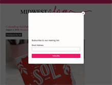 Tablet Screenshot of midwestglam.com